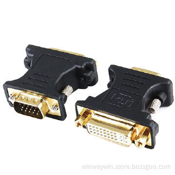 DVI female to VGA male adapter